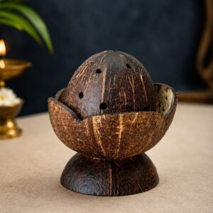 Coconut Shell Dhoop Stand - Image 2