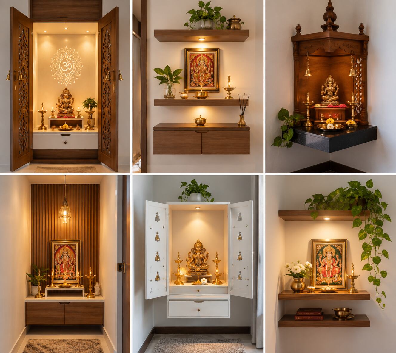 Simple Pooja Room Decoration Ideas for Small Spaces
