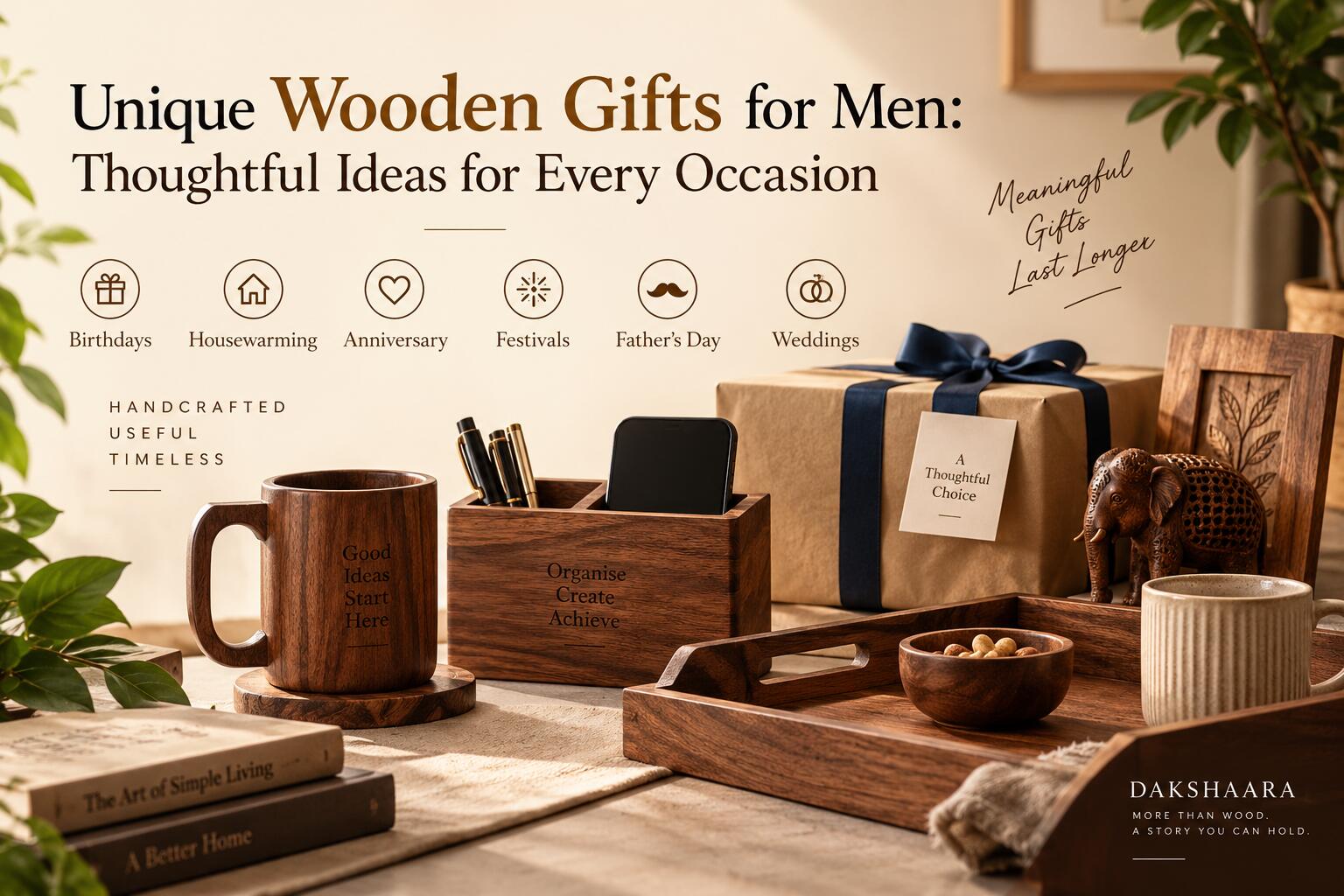 Unique Wooden Gifts for Men: Thoughtful Handmade Gift Ideas