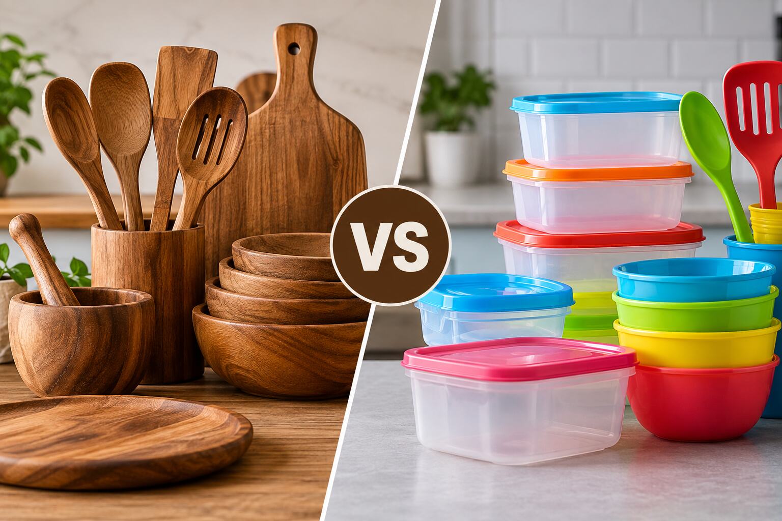 Wooden vs Plastic Kitchenware: Which Is Better for Your Kitchen?