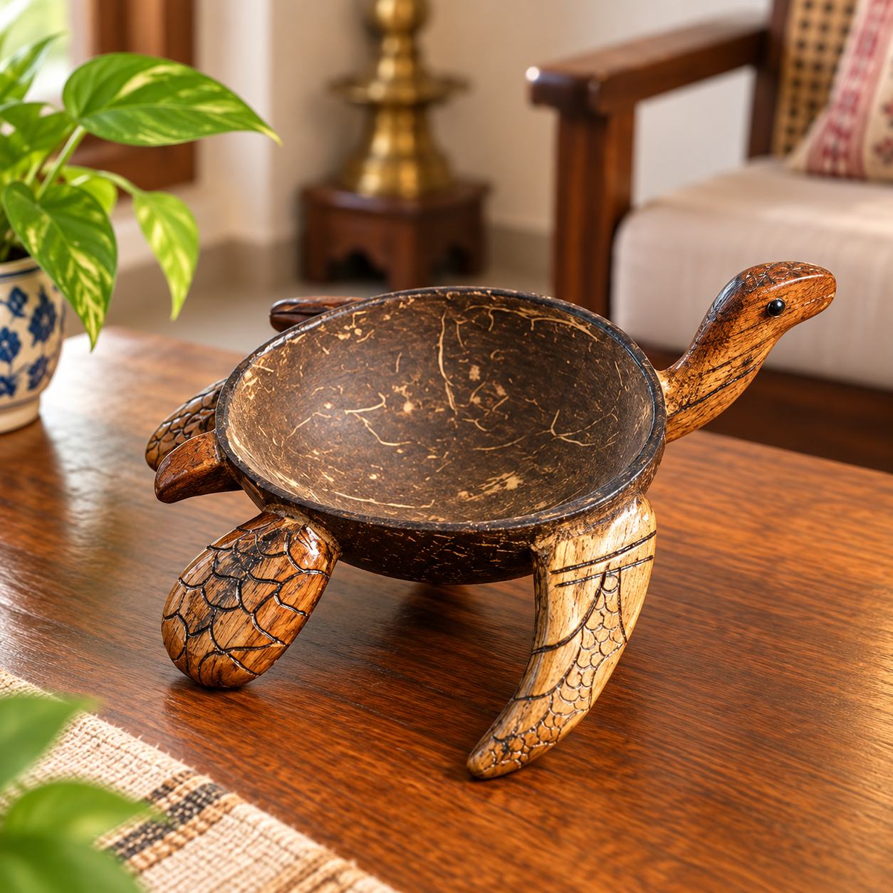 Turtle Coconut Bowl